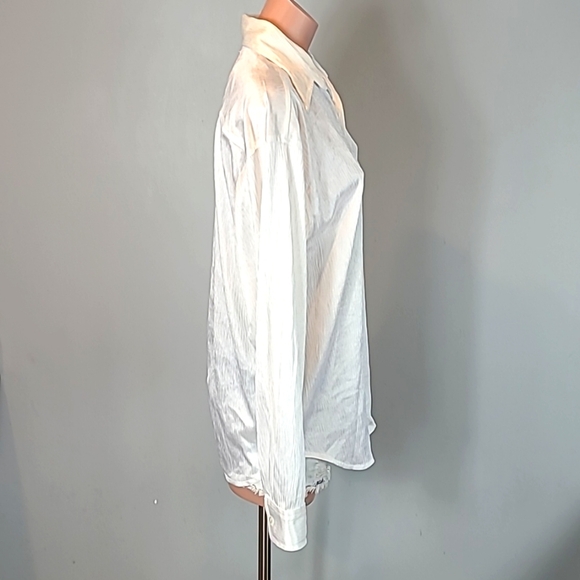 Elliott Satin Dress Shirt Button Down Size Small - Picture 4 of 7